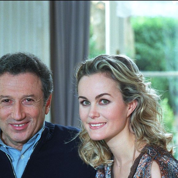 Laeticia Hallyday et Michel Drucker en 2002 - © Daniel Angeli - Bestimage