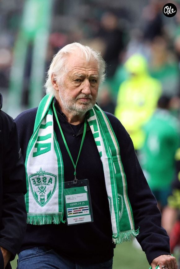 Pierre Gagnaire - Match nul entre Saint-Etienne (ASSE) et Brest (3 - 3) lors de la 29ème journée de Ligue 1 McDonald's, le 13 avril 2025. © Stéphane Pillaud / PsnewZ / Bestimage