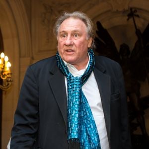 Gérard Depardieu explose de colère face à une journaliste de RTL qui lui posait des questions trop privées, lors d'une cérémonie à l’hôtel de Ville de Bruxelles, honorant sa carrière cinématographique.
Belgique, Bruxelles, 25 juin 2018. ©ALAIN ROLLAND/ IMAGEBUZZ/ BESTIMAGE