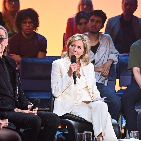 Exclusif - Luz Casal, Orlando, Alain Chamfort, Claire Chazal, André Manoukian - Enregistrement de l'émission "Le Grand Echiquier : Spéciale Dalida" à l'Opéra royal de Versailles, présentée par C.Chazal et A.Manoukian, et diffusée sur France 2, le 18 mars 2025. © Guillaume Gaffiot/Bestimage