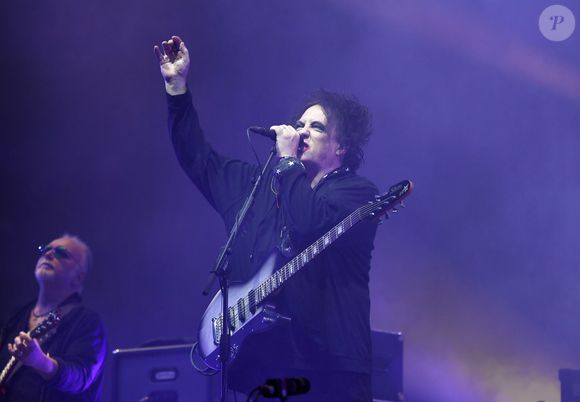 Robert Smith et son groupe The Cure en concert au festival de Glastonbury. Le 30 juin 2019 AGENCE / BESTIMAGE