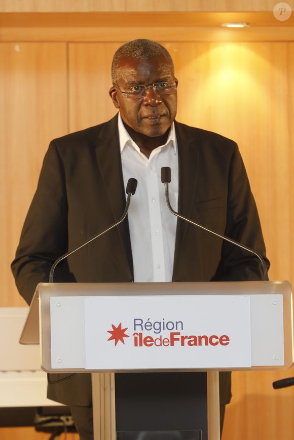 Exclusif - Jacques Martial (frère du défunt) - Soirée en hommage à Jean-Michel Martial, organisée par le CREFOM au conseil régional d'Ile-de-France à Paris. Le 23 octobre 2019. 
© Christophe Clovis / Bestimage
