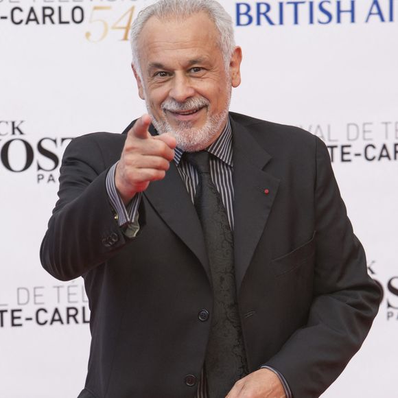 Francis Perrin pose lors de la cérémonie d'ouverture du 54e Festival de la télévision de Monte-Carlo, à Monte-Carlo, Monaco, le 7 juin 2014. Photo : Marco Piovanotto/ABACAPRESS.COM