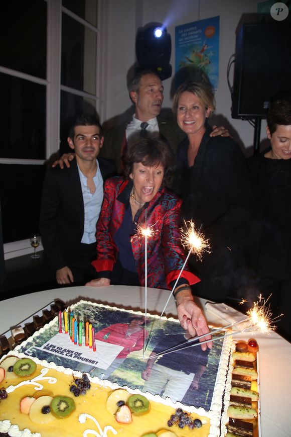 Philippe Gaudin, Stephane Marie, Luana Belmondo, Sophie jovillard, Noelle Breham - 10eme anniversaire de l'emission 'Silence ça pousse' sur France 5 a Paris le 9 octobre 2012.