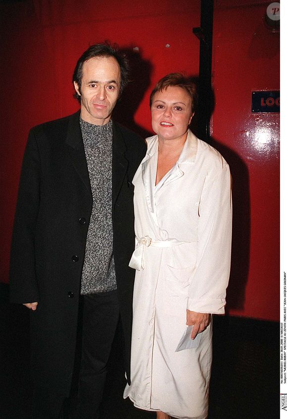 "MURIEL ROBIN" SPECTACLE AU ZENITH PARIS AVEC "JEAN-JACQUES GOLDMAN" "PLAN AMERICAIN"