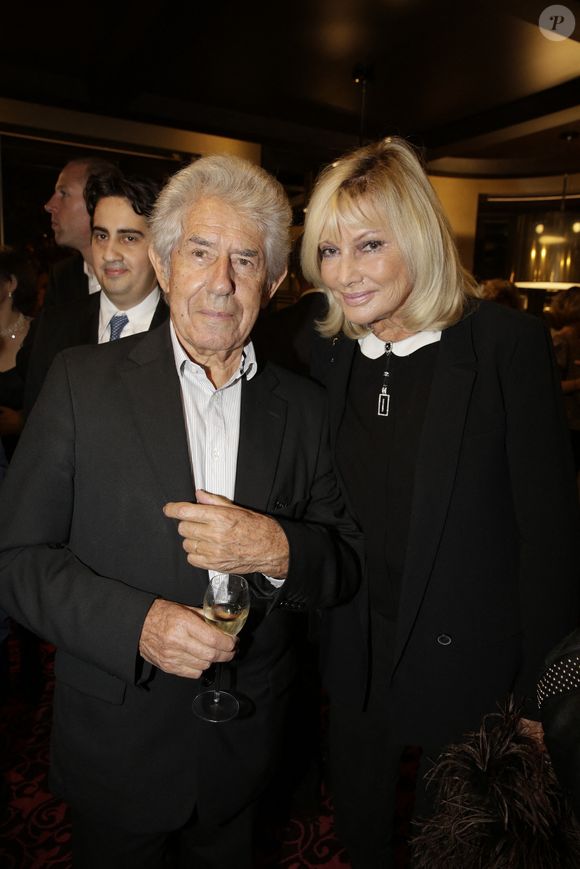 Exclusif - Philippe Gildas et son épouse Maryse Gildas assistent à l'ouverture du restaurant 'L'Alsace Champs-Elysees', à Paris, France, le 27 octobre 2014. Photo by Jerome Domine/ABACAPRESS.COM