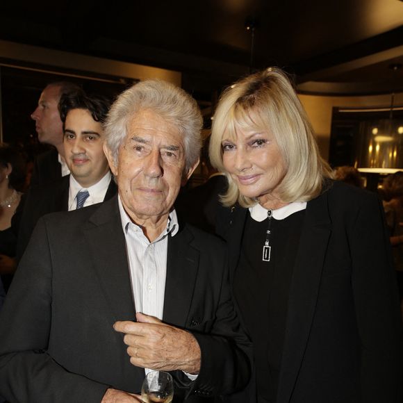 Exclusif - Philippe Gildas et son épouse Maryse Gildas assistent à l'ouverture du restaurant 'L'Alsace Champs-Elysees', à Paris, France, le 27 octobre 2014. Photo by Jerome Domine/ABACAPRESS.COM