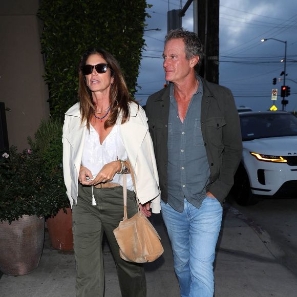 Exclusif - Cindy Crawford et son mari Rande Gerber à Santa Monica. 

© Bestimage