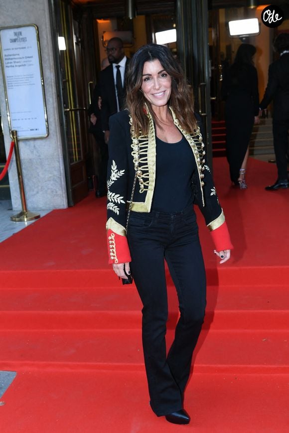 Jenifer Bartoli arrivant au "Concerto pour la Paix" organisé par Omar Harfouch au Théâtre des Champs Élysées à Paris, France, le 18 Septembre 2024. © Rachid Bellak / Bestimage