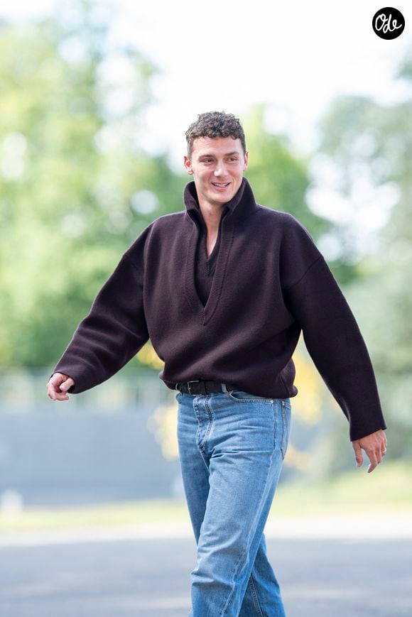 Benjamin Pavard au centre national du football de Clairefontaine-en-Yveline, le 1er septembre 2025. 

© Pierre Perusseau/Bestimage