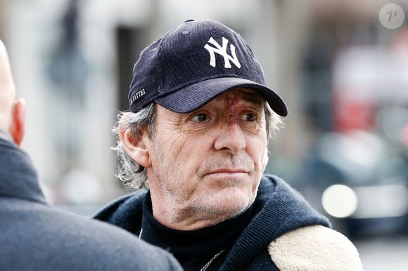 Jean-Luc Reichmann - Arrivées à la cérémonie religieuse en hommage à Rolland Courbis dans l'église de la Madeleine à Paris, France, le 14 janvier 2026. © Jacovides-Moreau/Bestimage