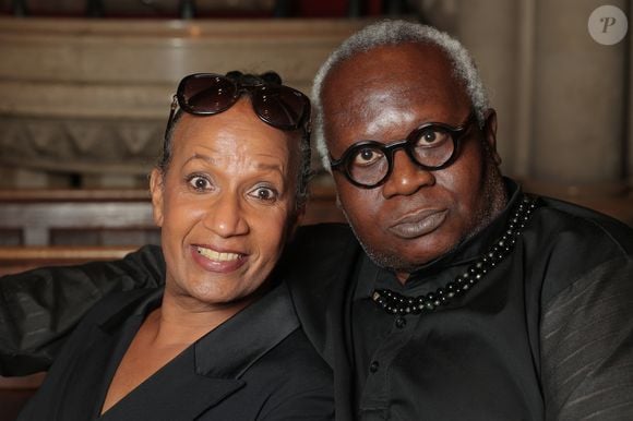 Vincent Mc Doom et Magloire Delcros-Varaud - Les célébrités au défilé Lena Erziak "Collection Haute Couture Automne/Hiver 2025-2026" lors de la Fashion Week de Paris, le 7 juillet 2025. © Sébastien fremont / Bestimage