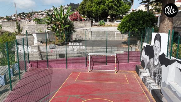 La maison d'enfance de la superstar du football Cristiano Ronaldo dans les collines de Madère a été transformée en parking.© Backgrid UK/ Bestimage