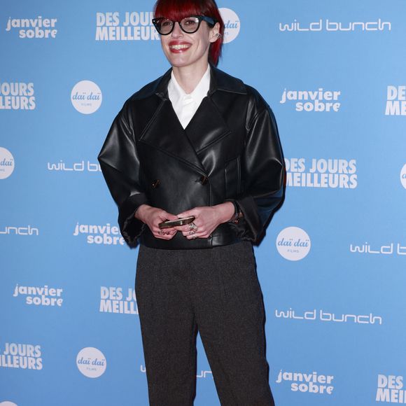 Jennifer Ayache de Superbus
Avant-première du film Des jours meilleurs au cinéma Max Linder Panorama à Paris, lundi 7 avril 2025. © Christophe Aubert via Bestimage