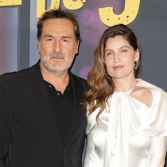 Gilles Lellouche et Laetitia Casta - Avant-première du film "Le Crime du 3e étage" au cinéma Pathé Wepler à Paris le 9 mars 2026. © Coadic Guirec/Bestimage