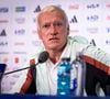 De retour à New York pour le seizième de finale contre la Suède, Didier Deschamps s'est exprimé sur l'absence d'hommage officiel pour sa mère décédée.

Didier DESCHAMP au Philadelphia Stadium, conférence de presse. Elyxandro Cegarra / PsnewZ / Bestimage