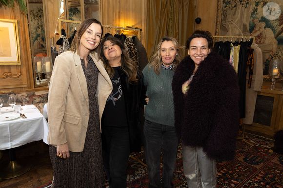 Exclusif - Isabelle Ithurburu, Patricia Bitton, Anne marivin, Sandra Sisley - Présentation de la nouvelle collection de la marque Oud automne/hiver 2025-2026 dans les salons des restaurants Lafayette à Paris. Le 3 février 2025.
© Jeremy Melloul / Bestimage