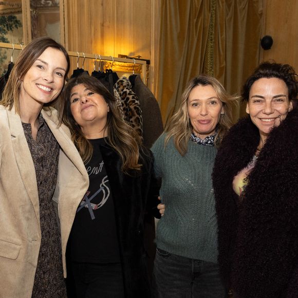 Exclusif - Isabelle Ithurburu, Patricia Bitton, Anne marivin, Sandra Sisley - Présentation de la nouvelle collection de la marque Oud automne/hiver 2025-2026 dans les salons des restaurants Lafayette à Paris. Le 3 février 2025.
© Jeremy Melloul / Bestimage