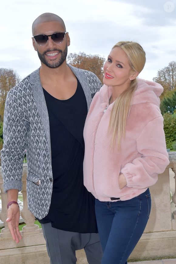 Exclusif - Xavier Delarue et Tatiana-Laurens Delarue au photocall de la 15ème édition du "Challenge Laurette Fugain - Tournoi des Personnalités" au Grand Palais à Paris. Sous le patronage du Ministère de la Santé, le salon d'Honneur du Grand Palais a accueilli l'Association Laurette Fugain pour célébrer son 15ème anniversaire. 
© Gorassini-Perusseau/Bestimage