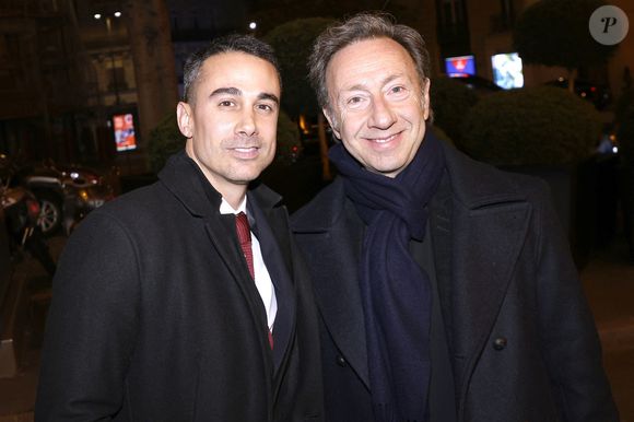 Stéphane Bern et son compagnon Yori Bailleres - Soirée de gala pour la Fondation de la Recherche en Physiologie, "Les Stéthos d'Or" au Four Seasons Hôtel George V à Paris le 24 mars 2025. © Cédric Perrin/Bestimage