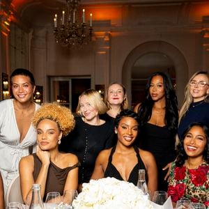 Exclusif - Guest, Vaimalama Chaves, Alicia Aylies, Angélique Angarni-Filopon, Clémence Botino, Indira Ampiot lors du Dîner de Gala caritatif "Kelina" au restaurant Le Pré Catelan à Boulogne-Billancourt le 24 novembre 2025. F. Coquerel (Miss France 2014) a organisé ce gala de charité pour son association "Kelina" afin de venir en aide aux populations du Bénin, pays d'origine de sa maman et a récolté 98.500 euros.
© Pierre Perusseau/Bestimage