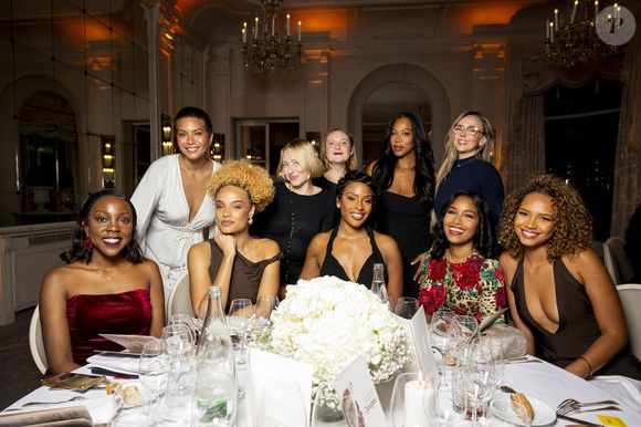 Exclusif - Guest, Vaimalama Chaves, Alicia Aylies, Angélique Angarni-Filopon, Clémence Botino, Indira Ampiot lors du Dîner de Gala caritatif "Kelina" au restaurant Le Pré Catelan à Boulogne-Billancourt le 24 novembre 2025. F. Coquerel (Miss France 2014) a organisé ce gala de charité pour son association "Kelina" afin de venir en aide aux populations du Bénin, pays d'origine de sa maman et a récolté 98.500 euros.
© Pierre Perusseau/Bestimage