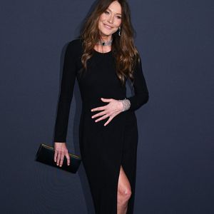 Carla Bruni-Sarkozy lors de la remise des prix Kering Women in Motion, dans le cadre du 78ème Festival de Cannes, Place de la Castre. Crédit : Doug Peters/EMPICS