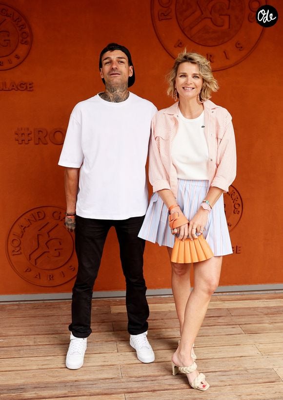 France Pierron et Amaury Imbert - Les célébrités au photocall du village lors des Internationaux de France de Tennis de Roland Garros 2026. Paris, le 31 mai 2026. © Jacovides / Bestimage