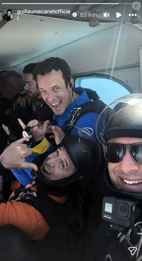 Guillaume Canet au Cap Ferret pour fêter ses 53 ans avec ses amis.