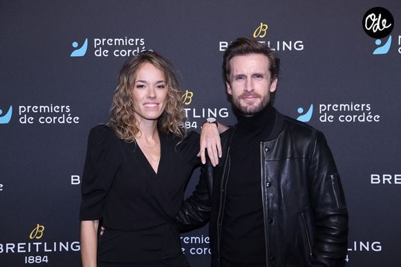 Élodie Fontan et Philippe Lacheau lors du dîner de charité Breitling à la Samaritaine pour l’association "Premiers de Cordée" à Paris le 14 novembre 2022. 

© Rachid Bellak/Bestimage