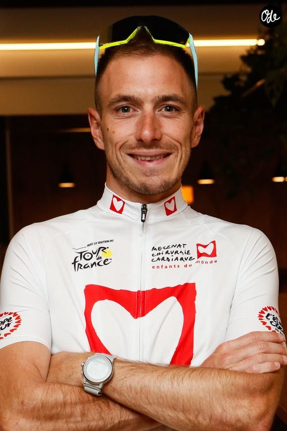 Exclusif - Dorian Louvet - Portraits des personnalités lors de la 20ème édition de "l'étape du coeur" de l'association "Mécénat Chirurgie Cardiaque" (MCC) lors du tour de France 2023 à l'hôtel Ibis Mériadeck de Bordeaux, France, le 06 juillet 2023. © Christophe Clovis / Bestimage