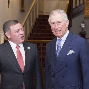 Le prince Charles, prince de Galles reçoit le roi Abdallah de Jordanie à Londres le 4 février 2016. (Agence/Bestimage)