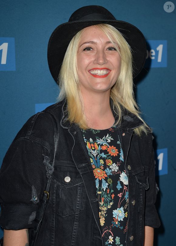 Emilie Mazoyer à la conférence de presse de la rentrée du pôle radio "Europe 1, RFM et Virgin Radio" au Lagardère Paris Racing à Paris, le 12 septembre 2017.
© Ramsamy Veeren/Bestimage