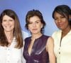 Marie-Aline Méliyi s'est temporairement éloignée de l'antenne de LCI.

Magali Lunel, Anne Nivat et Marie-Aline Meliyi - Photocall de l’Upfront de TF1 à la Seine Musicale à Boulogne-Billancourt. © Coadic Guirec/Bestimage