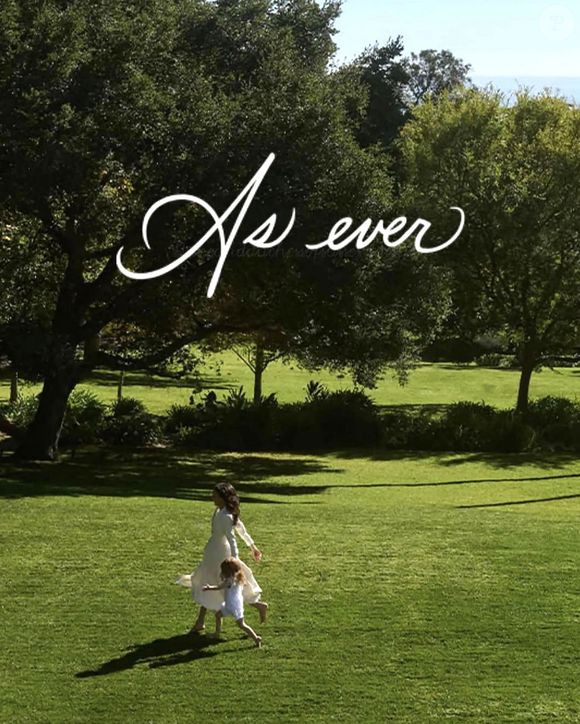 Meghan Markle, duchesse de Sussex, annonce le nouveau nom de sa marque "As Ever" dans une vidéo, le 18 février 2025 © Backgrid UK/ Bestimage