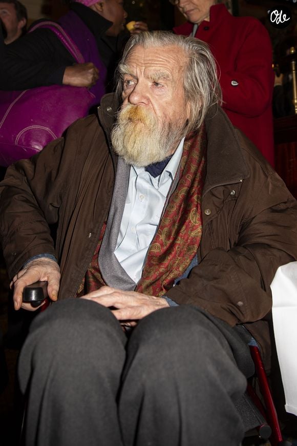Michael Lonsdale - Soirée hommage à Jean-Pierre Mocky "70 ans de cinéma" à la brasserie "Les Deux Magots" à Paris. Le 9 décembre 2019
© Jack Tribeca / Bestimage