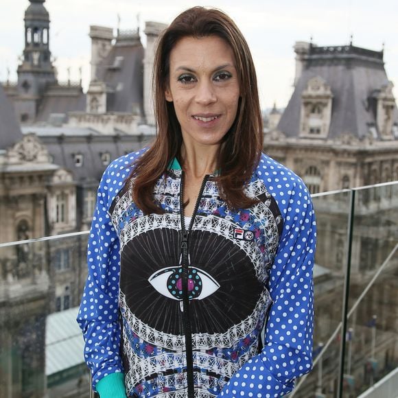 Marion Bartoli - Lancement de la collection exclusive Love Fila by Marion Bartoli au BHV Marais à Paris le 17 mai 2016. © Marc Ausset-Lacroix/Bestimage