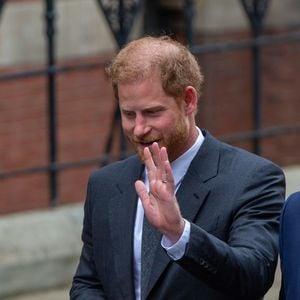 Le prince Harry, duc de Sussex, à la sortie du procès contre l'éditeur du journal "Daily Mail" à Londres, le 30 mars 2023.
© Tayfun Salci/Zuma Press/Bestimage