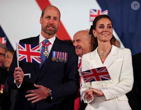 Kate Middleton et le prince William lors des célébrations du 8 mai à l'abbaye de Westminster. Photo par Chris Jackson/WPA-Pool