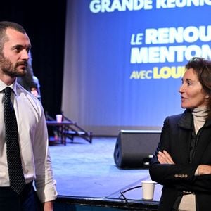 L'ancienne première dame a mis au monde deux filles durant son union avec Jacques Martin

Louis Sarkozy durant son premier meeting de campagne pour les prochaines élections municipales à Menton entouré de ses colistiers, de sa femme Natali, de sa mère Cécilia Attias venu avec son mari Richard Attias au Palais de l'Europe, le 12 mars 2026. © Bruno Bebert / Bestimage