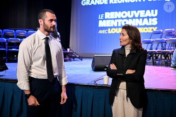 L'ancienne première dame a mis au monde deux filles durant son union avec Jacques Martin

Louis Sarkozy durant son premier meeting de campagne pour les prochaines élections municipales à Menton entouré de ses colistiers, de sa femme Natali, de sa mère Cécilia Attias venu avec son mari Richard Attias au Palais de l'Europe, le 12 mars 2026. © Bruno Bebert / Bestimage