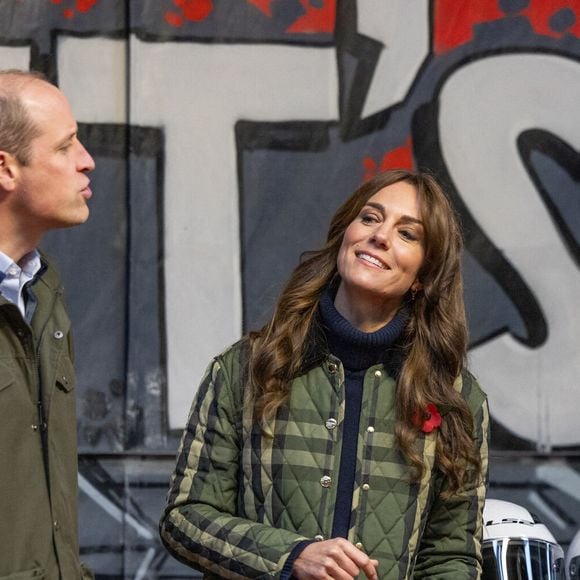 Le Prince et la Princesse de Galles, connus sous le nom de Duc et Duchesse de Rothesay lorsqu'ils sont en Ecosse, visitent DAY1, une organisation caritative basée dans les Highlands à Inverness, Ecosse, qui offre des services de mentorat, de formation, de développement personnel et d'employabilité aux jeunes vulnérables.  Le 2 novembre 2023 à Inverness, Royaume-Uni. Photo by Paul Campbell/PA Wire/ABACAPRESS.COM