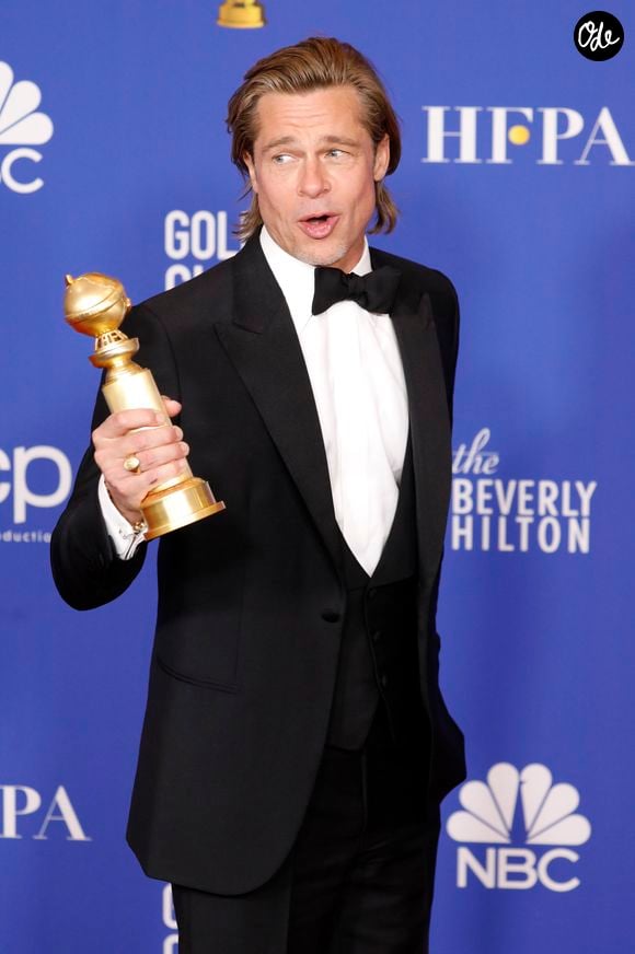 Brad Pitt (Meilleur second rôle masculin dans un film) - Press Room - Photocall de la 77ème cérémonie annuelle des Golden Globe Awards au Beverly Hilton Hotel à Los Angeles le 5 janvier 2020.
© Future-Image via ZUMA Press / Bestimage