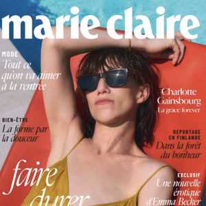 Charlotte Gainsbourg fait le Une de Marie Claire (n° 876 septembre 2025)