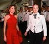 Un spectacle que ses parents Letizia et Felipe VI ont dû suivre à distance (ils n'étaient pas présents sur place) avec beaucoup d'admiration. 

La reine Letizia et la princesse Leonor d'Espagne assistent à une réception à bord du Juan Sebastian de Elcano à Panama City, le 4 mai 2025. Casa de S.M. El Rey via Bestimage