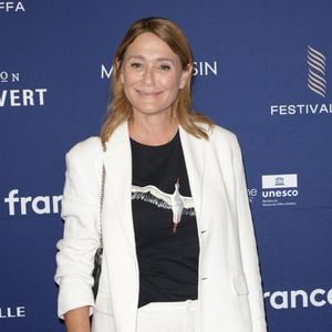 Daniela Lumbroso - Photocall de la soirée d'ouverture avec la projection du film "La femme la plus riche du monde" lors de la 18ème édition du Festival Film Francophone (FFA) à Angoulême le 25 août 2025. © Coadic Guirec / Bestimage