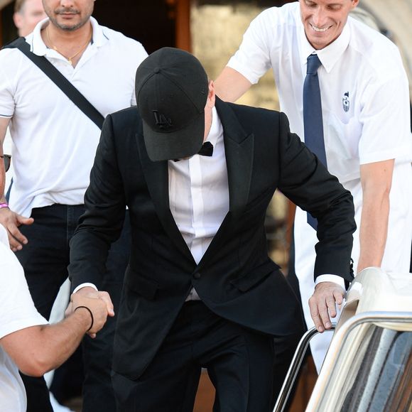 Leonardo DiCaprio lors du mariage de Jeff Bezos et Lauren Sanchez à Venise le 27 juin 2025. Backgrid USA / Bestimage