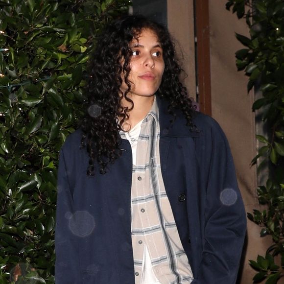 Exclusif - Lily-Rose Depp et sa compagne 070 Shake sortent d'un dîner chez Giorgio Baldi à Santa Monica le 20 février 2024. Backgrid USA / Bestimage