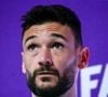 Dans la nuit du 15 au 16 octobre 2026, elle a chanté l’hymne américain.
Hugo Lloris en conférence de presse lors de la Coupe du Monde 2022 au Qatar (FIFA World Cup Qatar 2022), le 13 décembre 2022. © William Volcov/Zuma Press/Bestimage