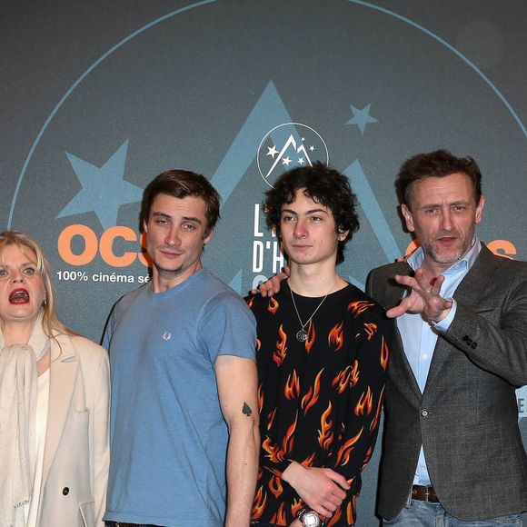 Sarah Stern, Isabelle Nanty, Pierre Lottin, Théo Fernandez, Jean-Paul Rouve et Olivier Baroux au 19ème Festival International du film de Comédie de l'Alpe d'Huez, le 13 Janvier 2016. 

Photo : Dominique Jacovides / Bestimage